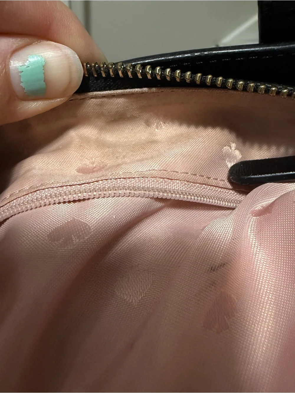 kate spade Black Saffiano Mini Satchel